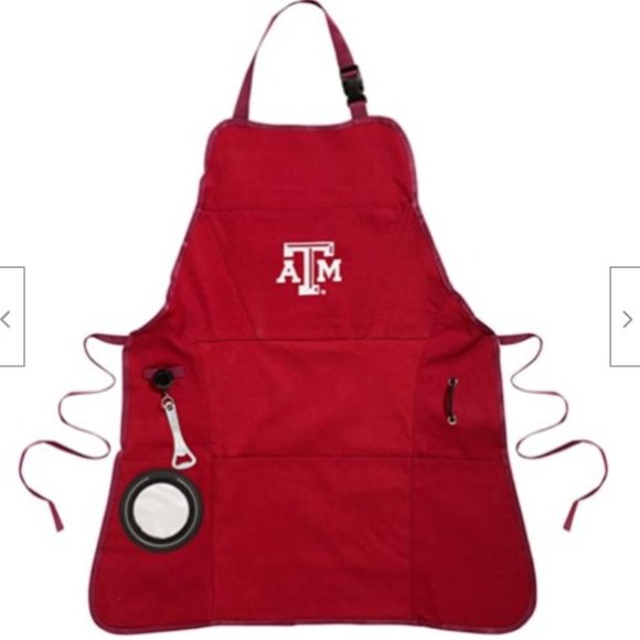 NWT Team Sports Collegiate Texas A&M Ultimate Grilling Apron Multi Tool Football - Picture 2 of 2
